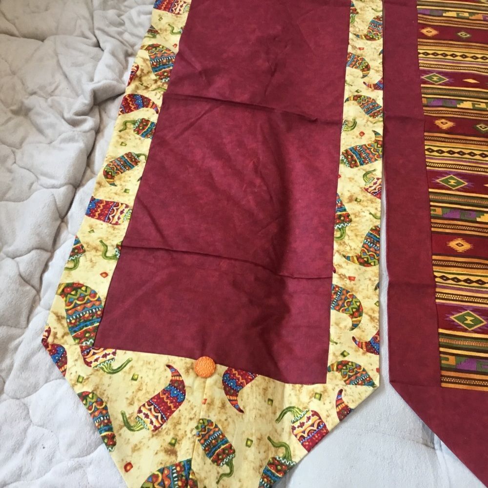 NWT Hand Crafted Set of 2 Table Runners - Picture 5 of 12